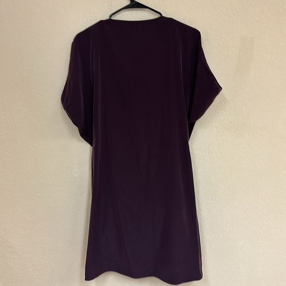 All Saints womans eggplant Purple Thea mini Dress size 8 - Picture 5 of 5